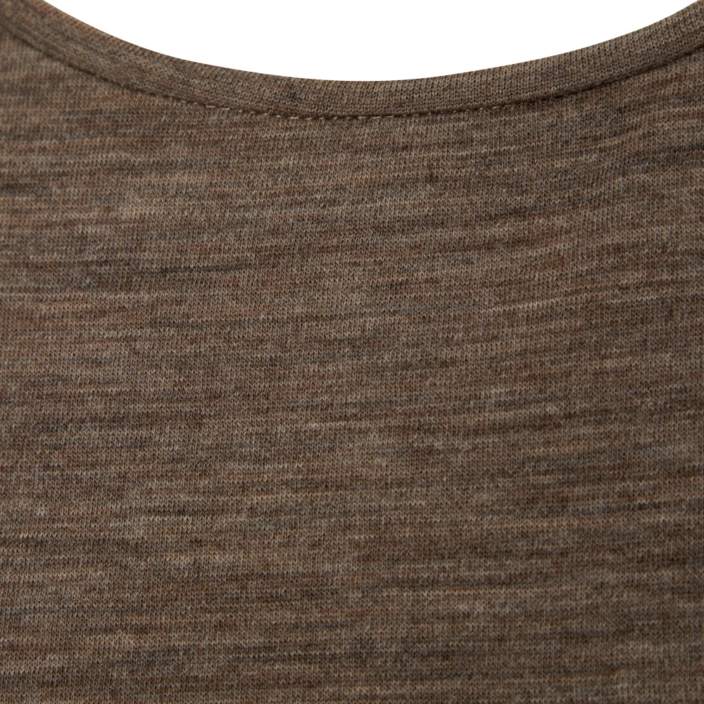 Платье Nubia (Цвет Бежевый меланж/коричневый меланж, Размер S, Состав 80% шерсть, 17% кашемир, 3% эластан)