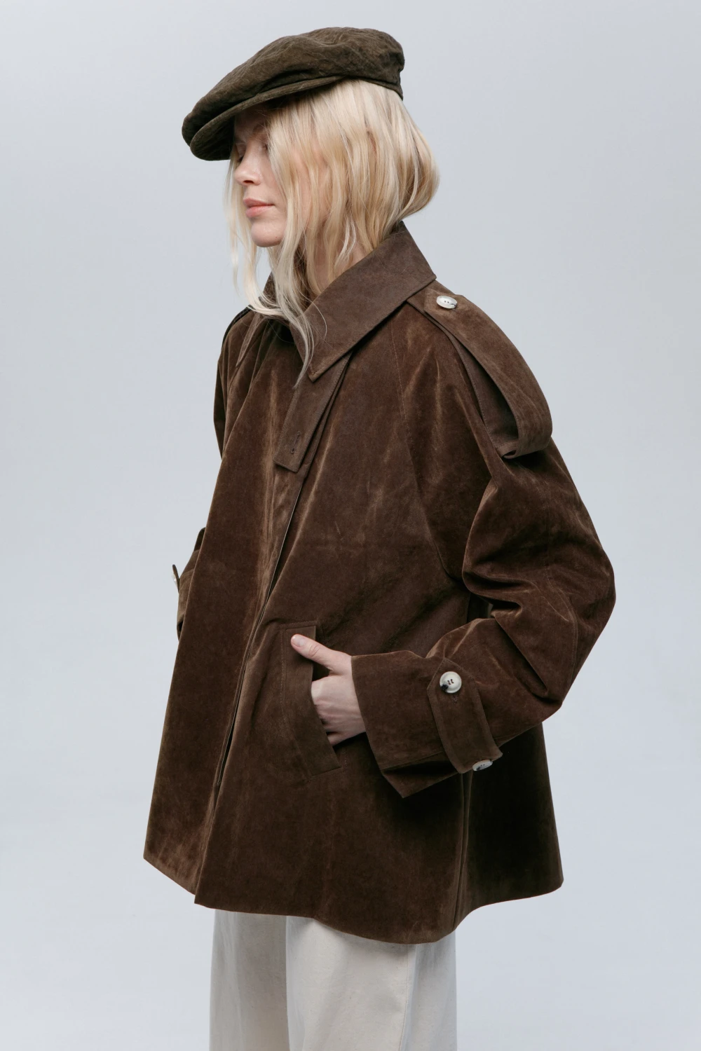 Тренч P ( Цвет Хаки )