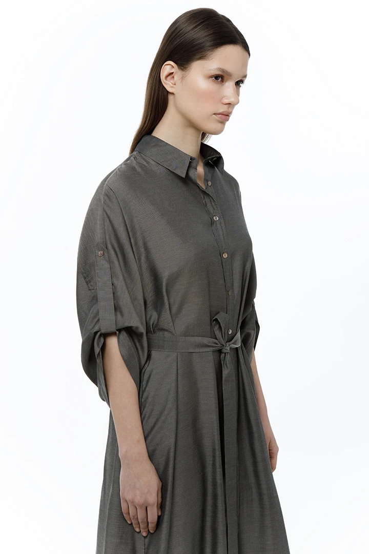 Платье Demetra New (Цвет Шампань, Размер 44/S, Состав 55% вискоза, 45% купро)