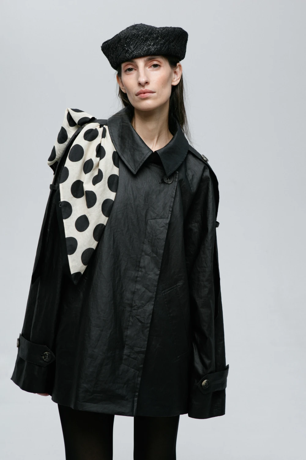 Тренч P ( Цвет Чёрный )