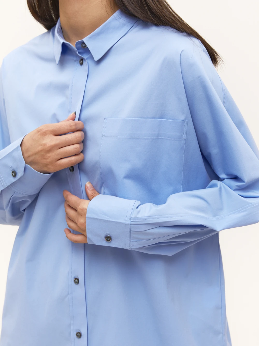 Рубашка Aksel (Цвет Голубой, Размер S, Состав 100% хлопок)