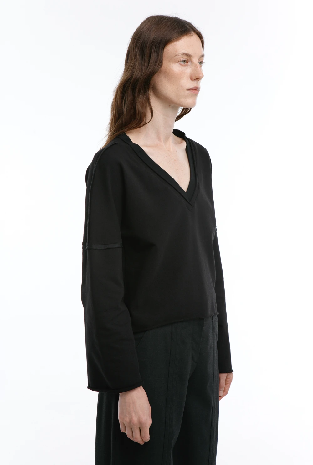 Свитшот Winter (Цвет Чёрный, Размер 44/S, Состав 100% хлопок)