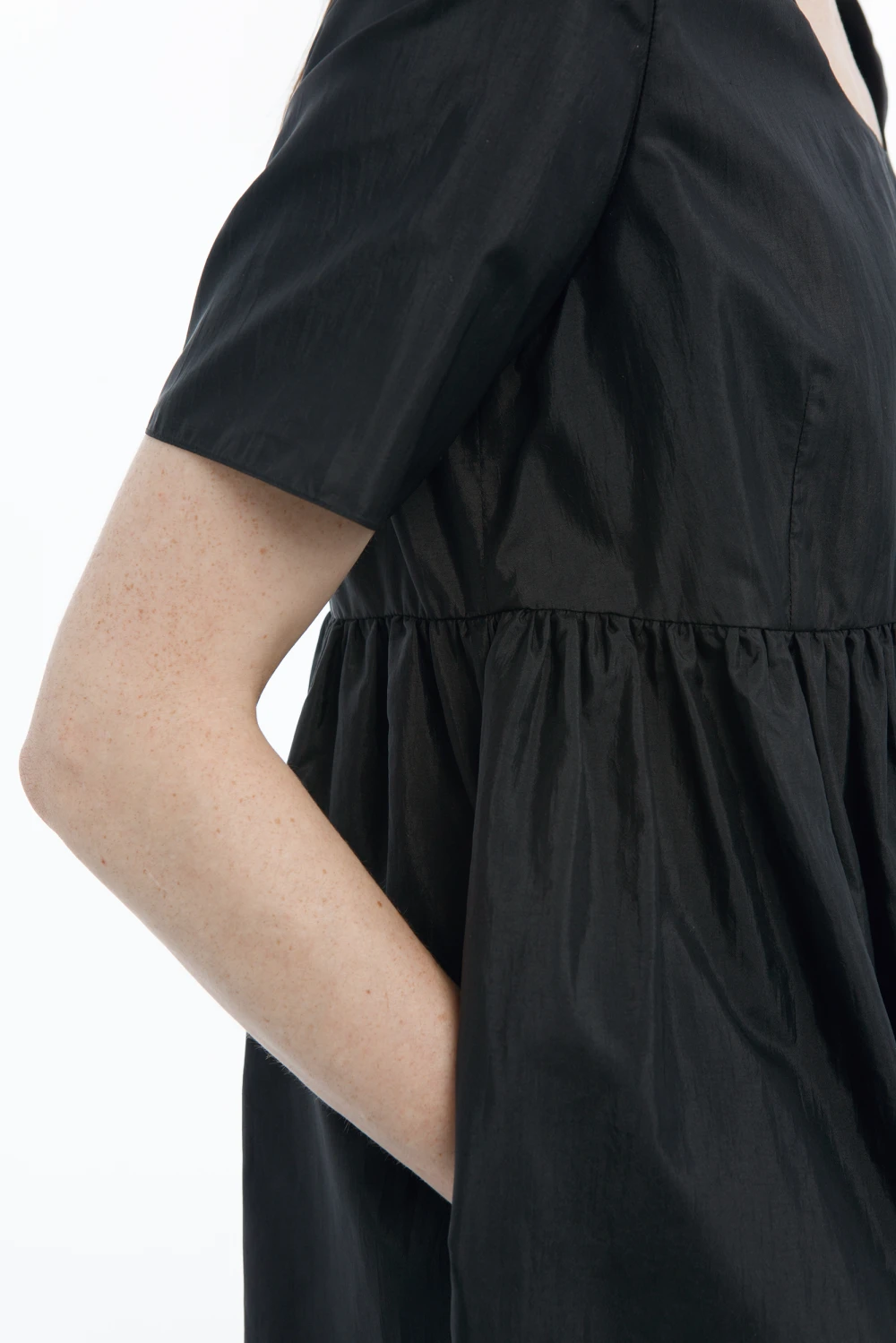 Платье Palm (Цвет Чёрный, Размер 44/S, Состав 78% Шерсть, 20% Вискоза, 2% Эластан)