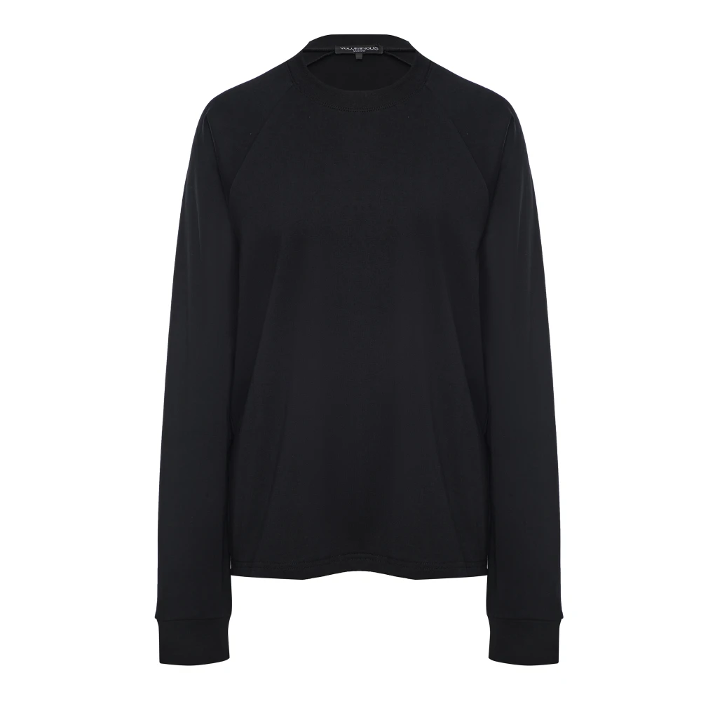 Лонгслив Clare (Цвет Чёрный, Размер S, Состав 58% хлопок, 39% полиамид, 3% эластан)