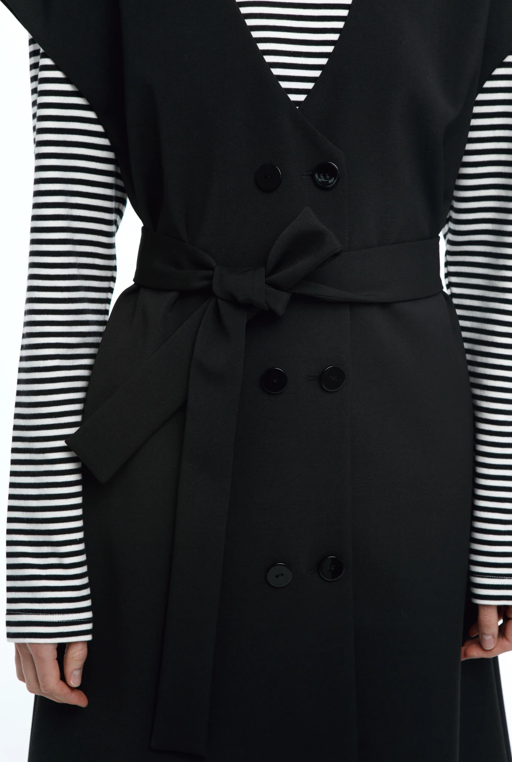 Платье Morning (Цвет Чёрный, Размер 44/S, Состав 82% Полиэстер, 16% Вискоза, 2% Эластан)