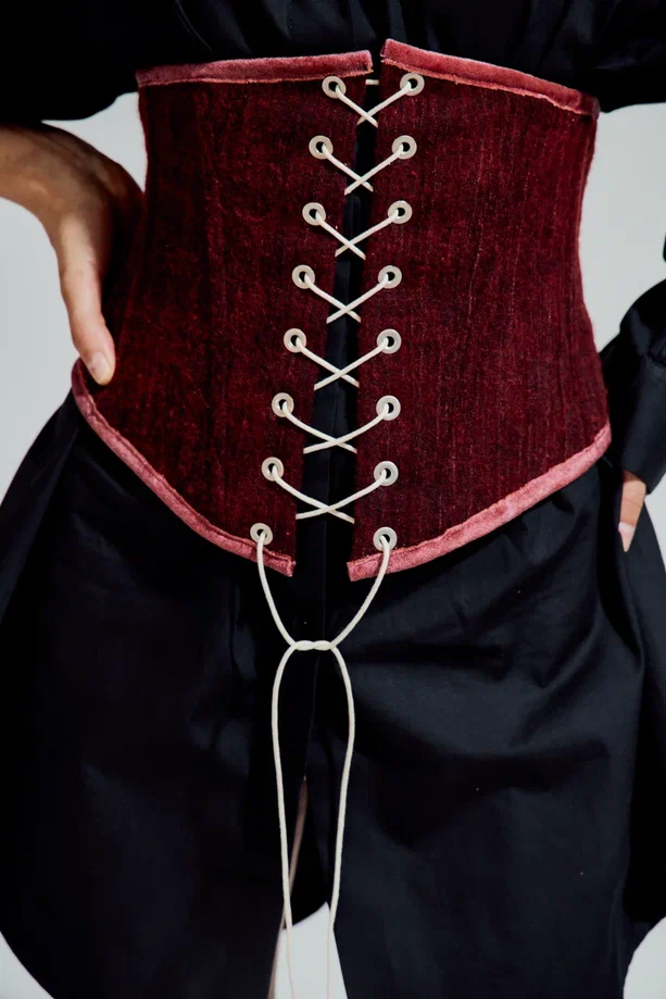 Корсет Catherine ( Цвет Бордовый )