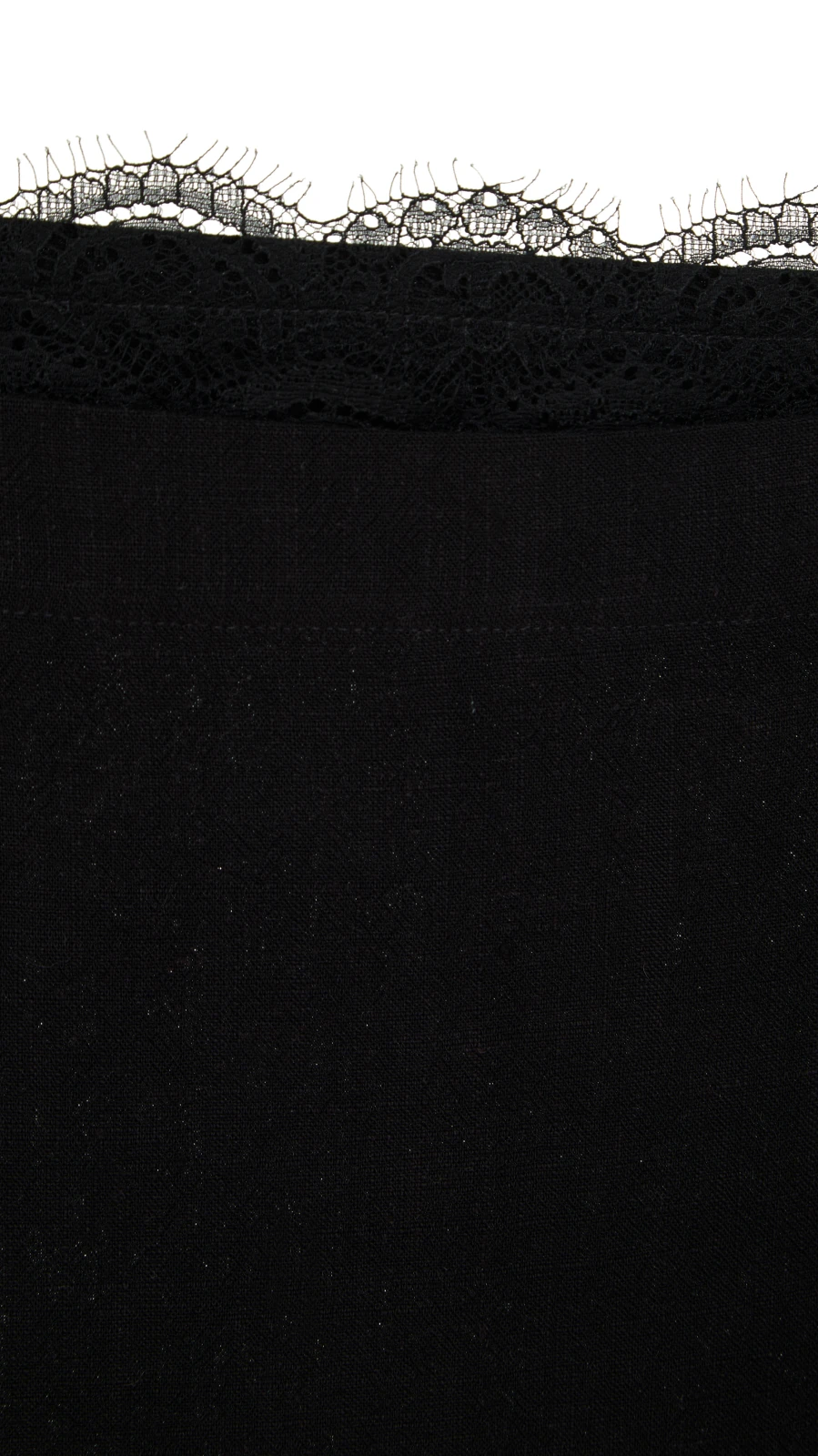 Топ July (Цвет Чёрный, Размер 44/S, Состав 70% вискоза, 30% лён)