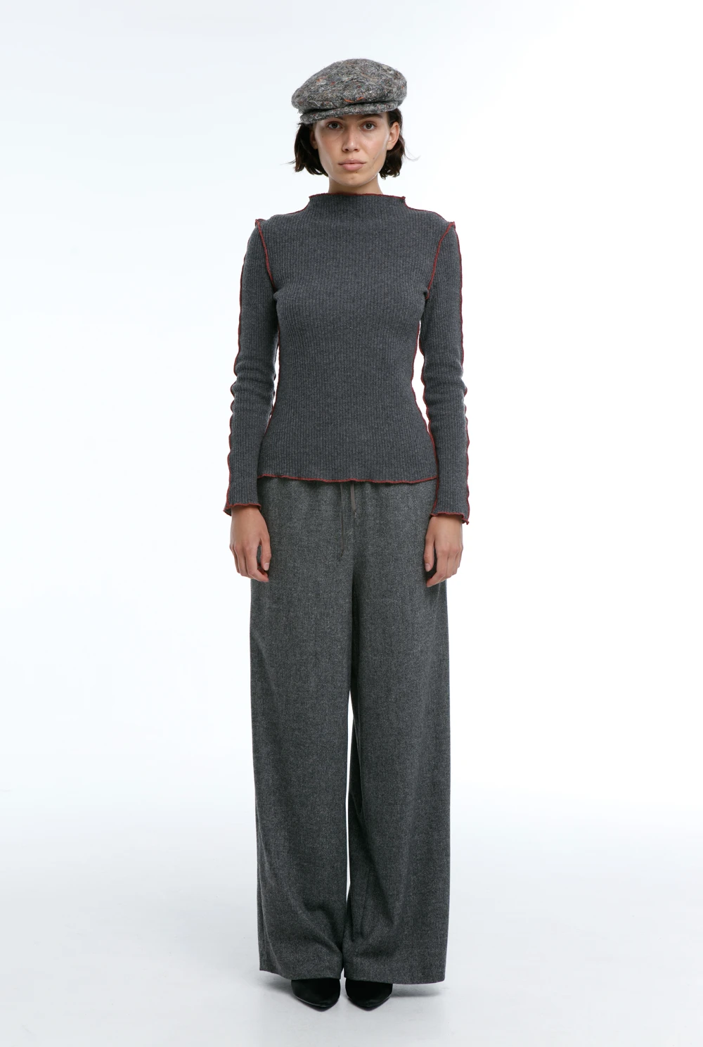 Лонгслив Fortune (Цвет Серый, Размер 44/S, Состав 80% шерсть, 20% полиамид)