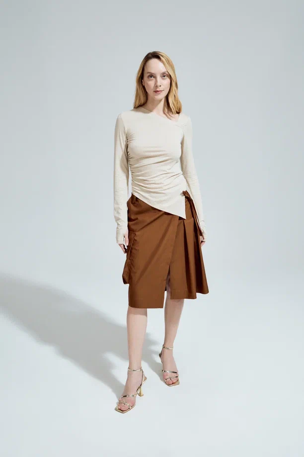 Юбка Resse (Цвет Терракот, Размер 46/M, Состав 100% хлопок)