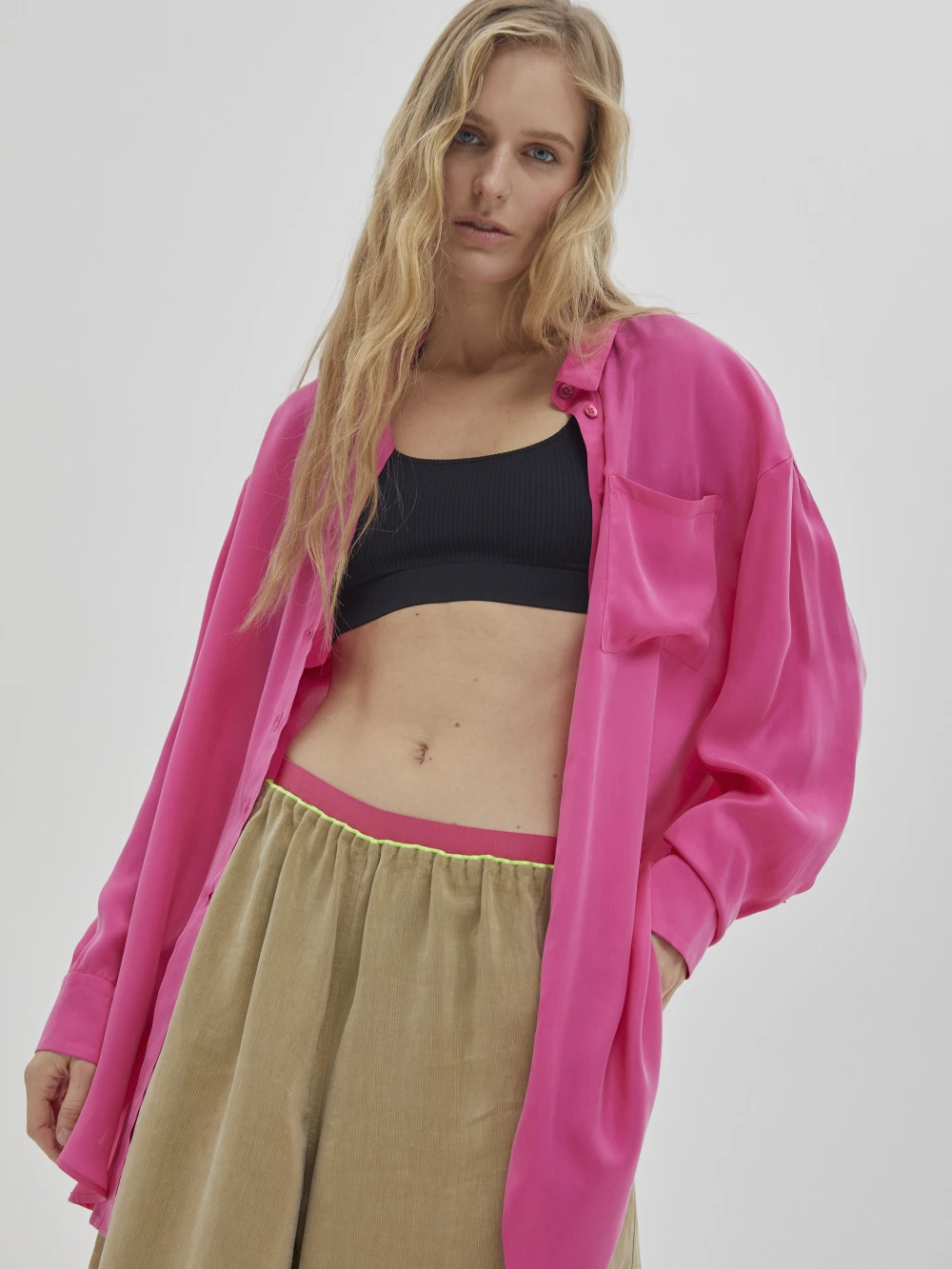 Брюки Airy (Цвет Бежевый, Размер S/M, Состав 100% вискоза)