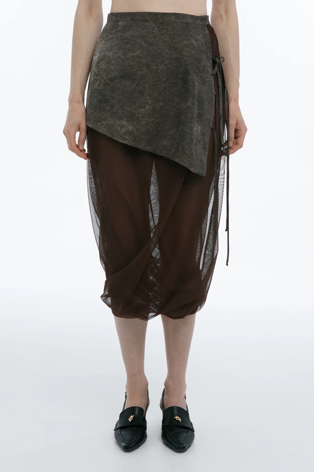 Юбка Pine (Цвет Коричневый, Размер 44/S, Состав 100% Вискоза)