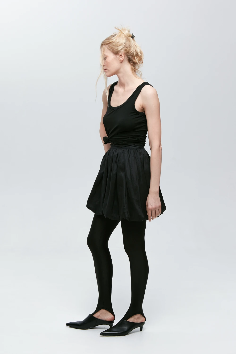 Юбка Anisiya (Цвет Чёрный, Размер 44/S, Состав 55% лён, 45% рами)