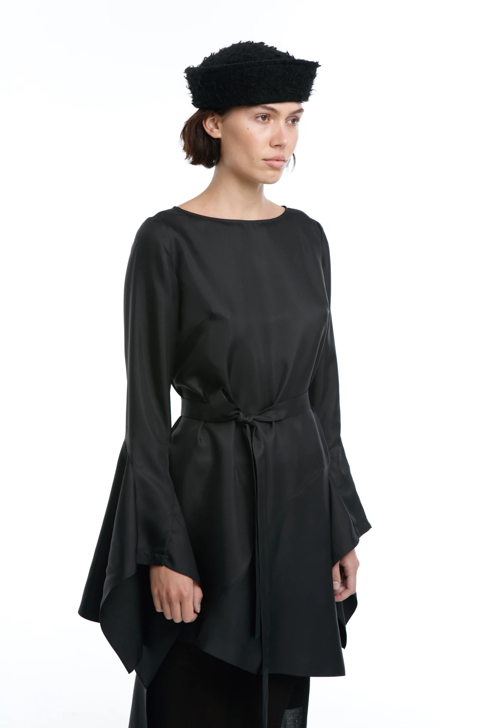 Платье Concession (Цвет Чёрный, Размер 44/S, Состав 100% шёлк)