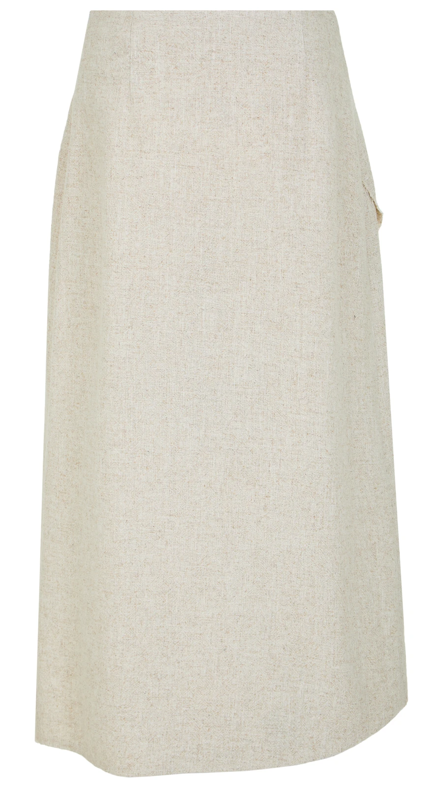 Юбка Agosto (Цвет Натуральный, Размер 44/S, Состав 70% вискоза, 30% лён)