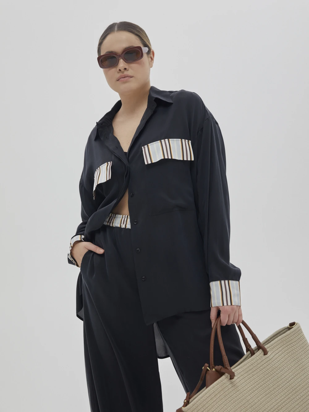 Костюм Carla (Цвет Чёрный, Размер S, Состав 65% купро, 35% вискоза)