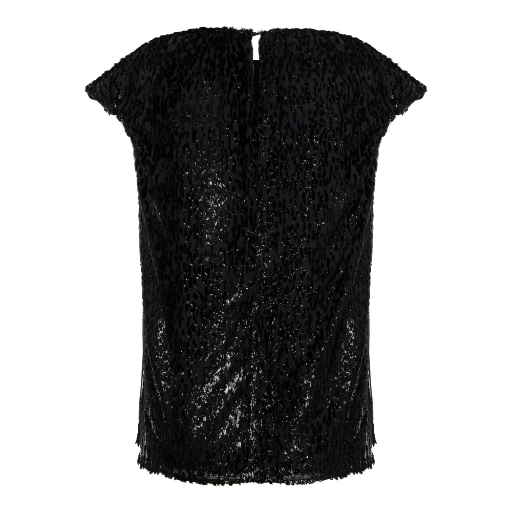 Топ Godiva (Цвет Чёрный, Размер S, Состав 37,5% Шелк, 30% Вискоза, 32.5% Люрекс)