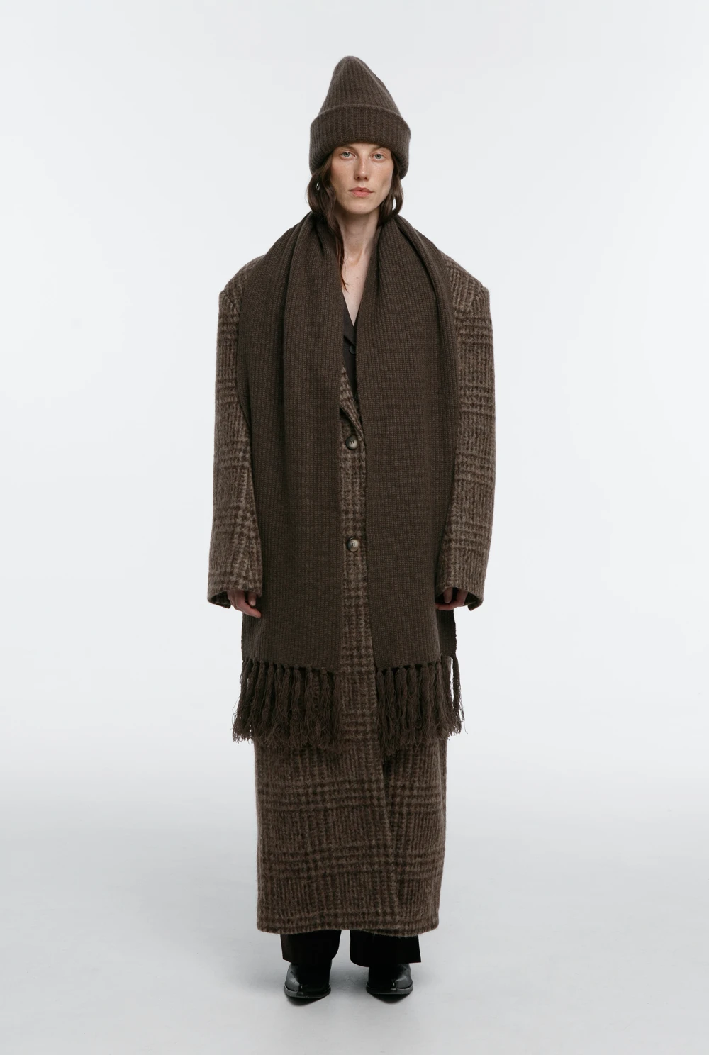 Шарф Echarpe ( Цвет Коричневый )