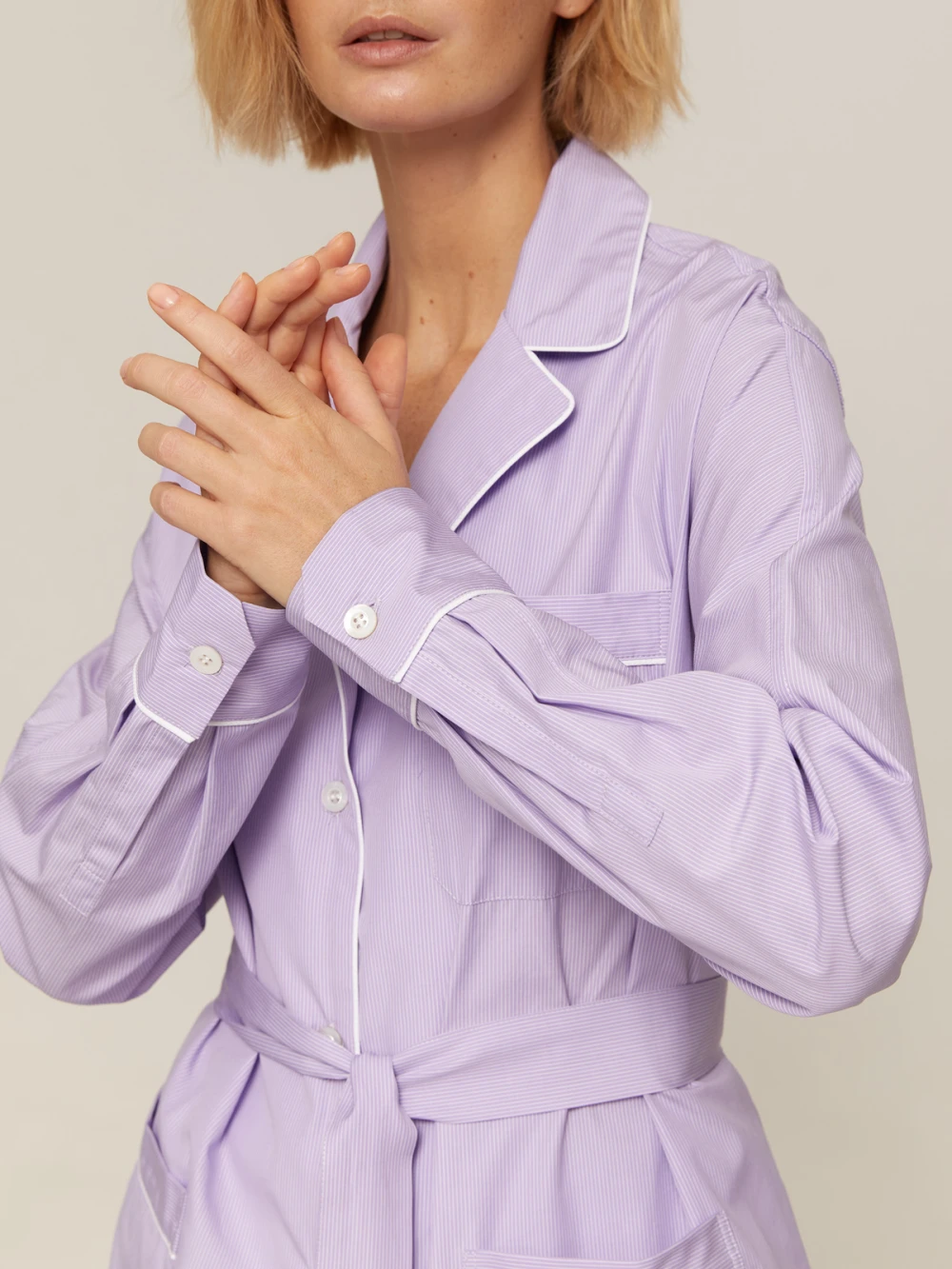 Костюм Aysha ( Цвет Фиолетовый в полоску )