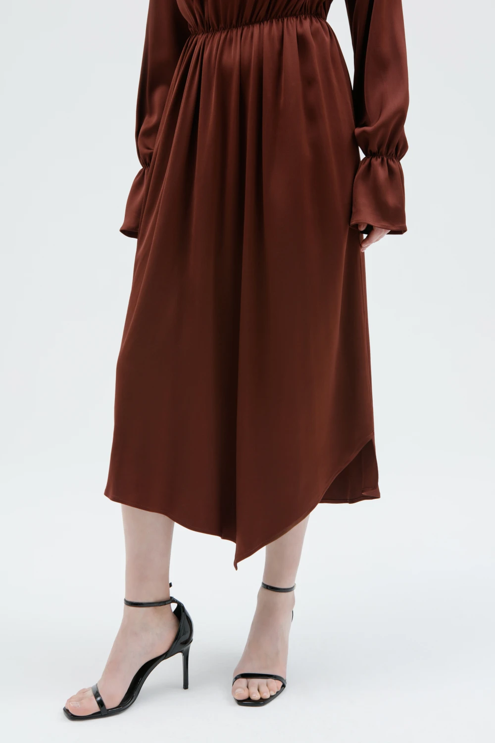 Платье Balla (Цвет Умбра, Размер S, Состав 95% вискоза, 5% эластан)