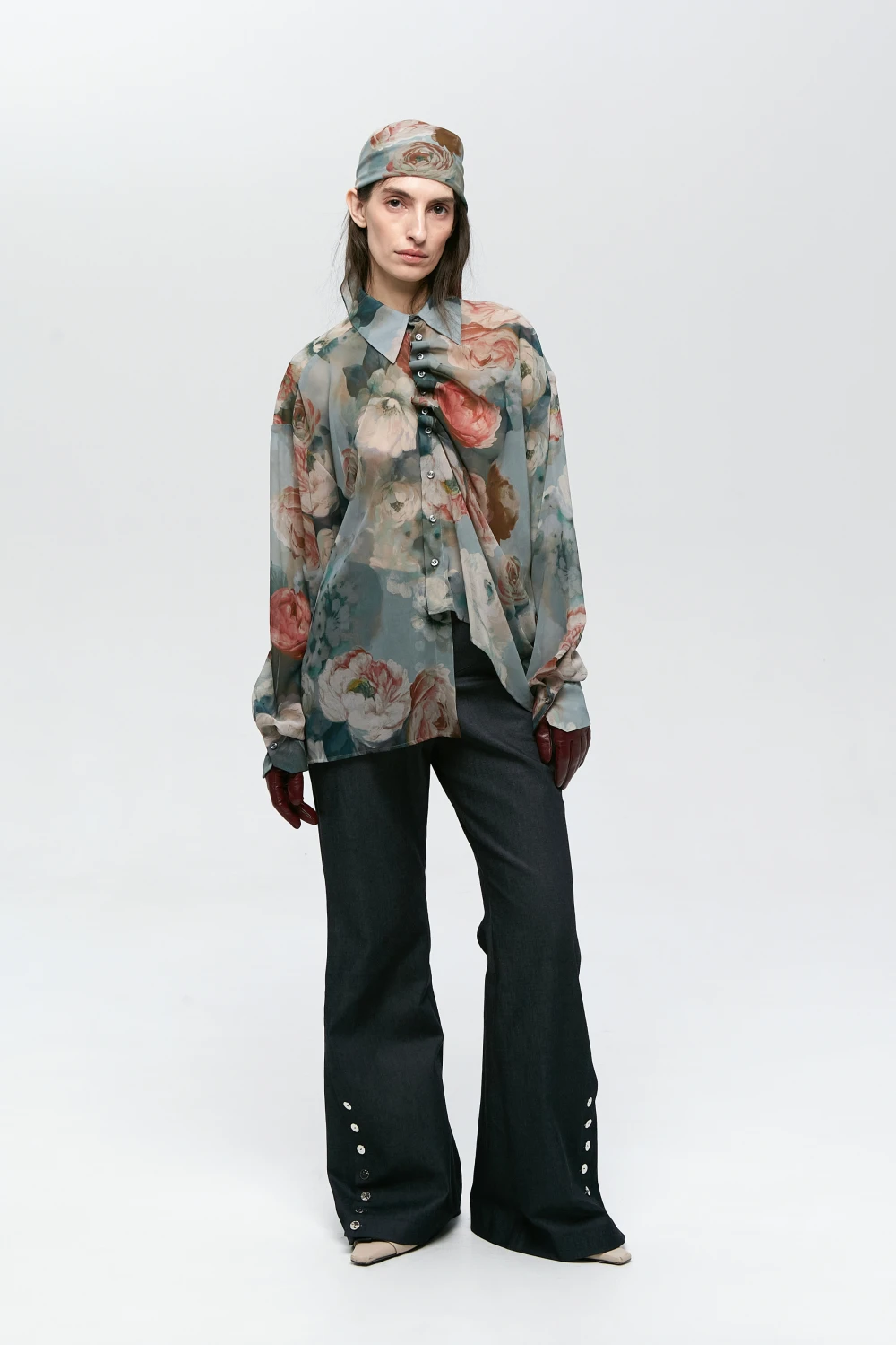 Рубашка VAL ( Цвет Винтажные розы )