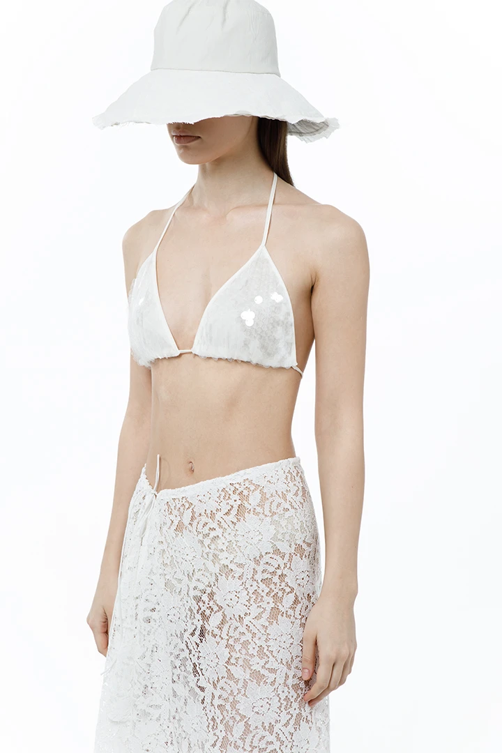 Юбка Veil (Цвет Белое-кружево, Размер S-M, Состав 70% вискоза, 25% хлопок, 5% полиамид)