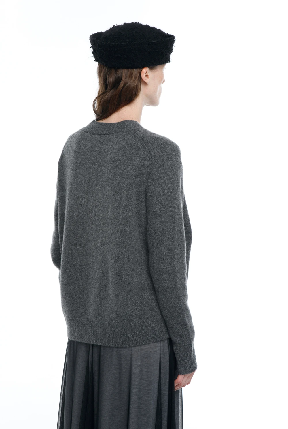 Кардиган Back To Black ( Цвет Серый меланж )