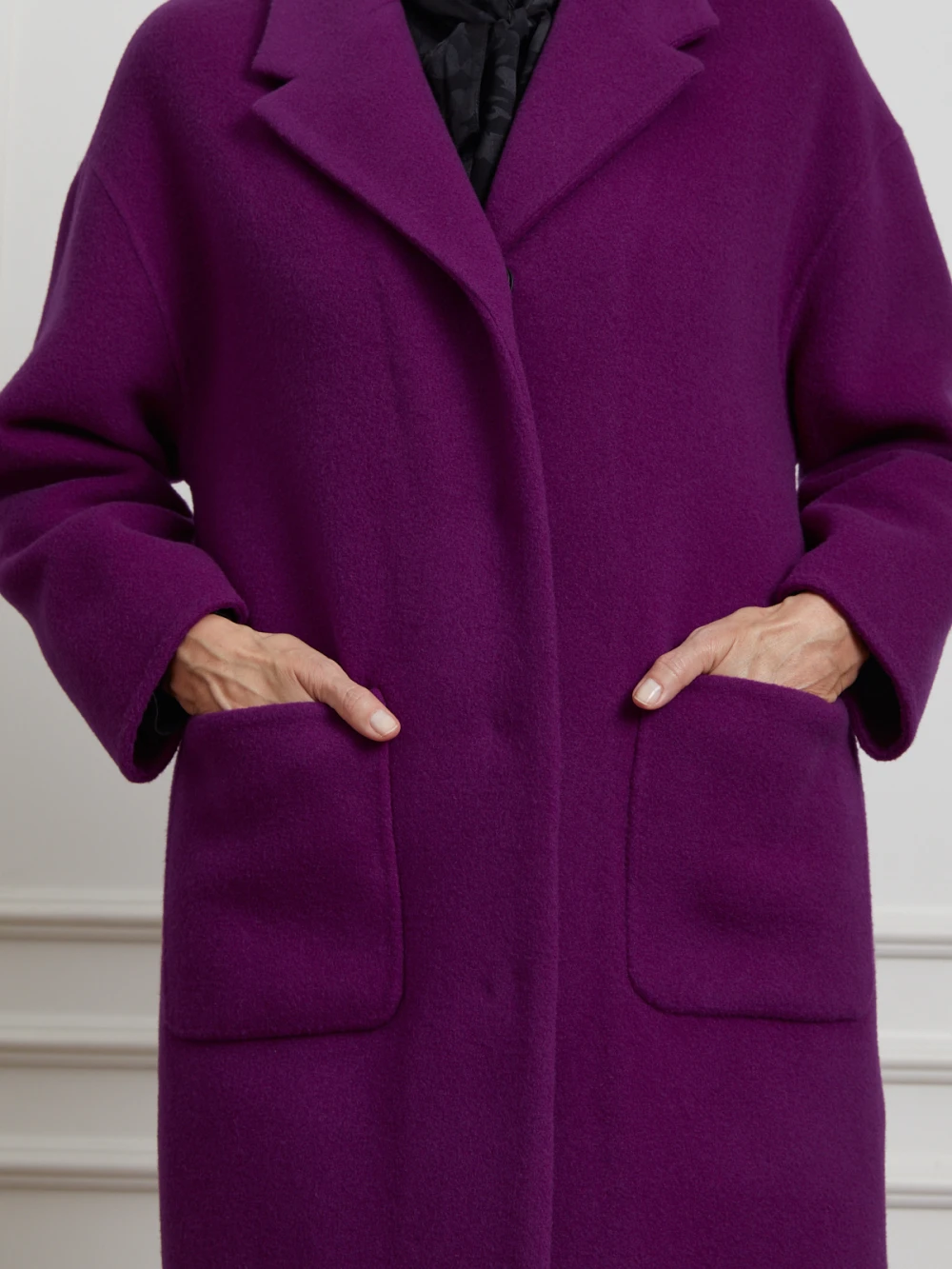 Пальто Lumba (Цвет Фуксия, Размер S, Состав 70% шерсть альпака, 30% шерсть)