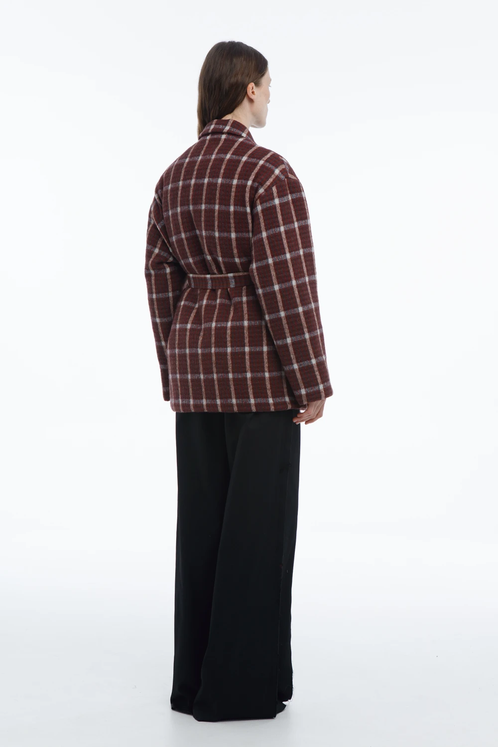 Куртка Bella (Цвет Разноцветная клетка, Размер XS-S, Состав 48% шерсть, 37% хлопок, 13% полиэстер, 2% эластан)