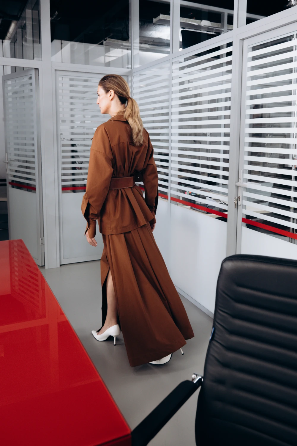 Юбка Resse Long ( Цвет Терракот )