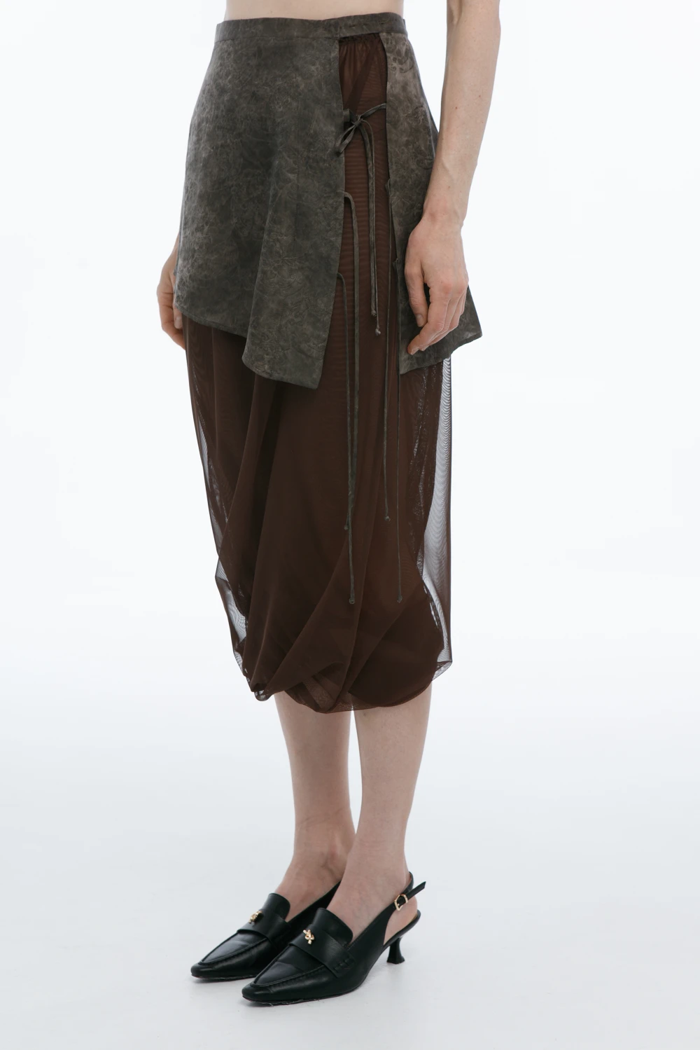 Юбка Pine (Цвет Коричневый, Размер 44/S, Состав 100% Вискоза)