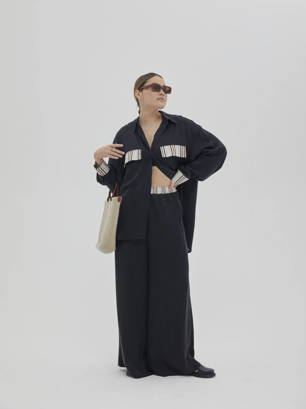 Костюм Carla (Цвет Чёрный, Размер S, Состав 65% купро, 35% вискоза)