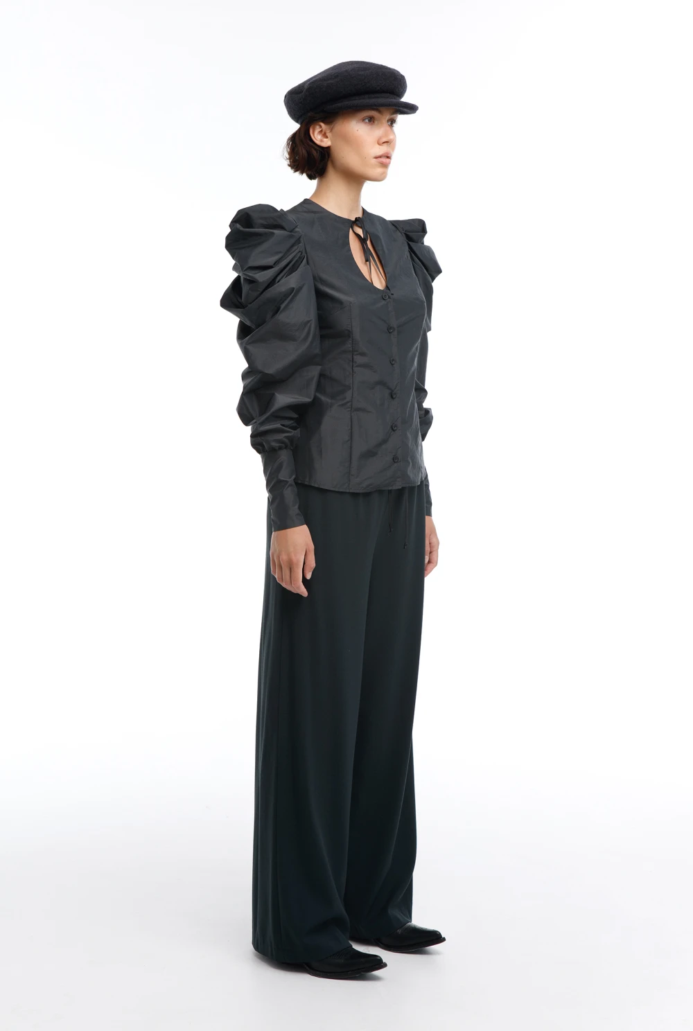 Брюки Twist (Цвет Морская волна, Размер 44/S, Состав 48% Полиамид, 48% Вискоза, 4% Эластан)