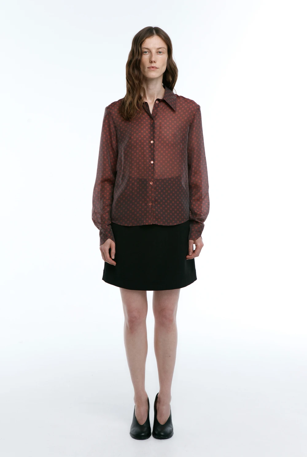 Блузка Pastoral  ( Цвет Красно-бордовый )