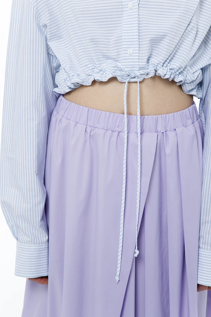 Рубашка Cut ( Цвет Бело-голубая полоска )