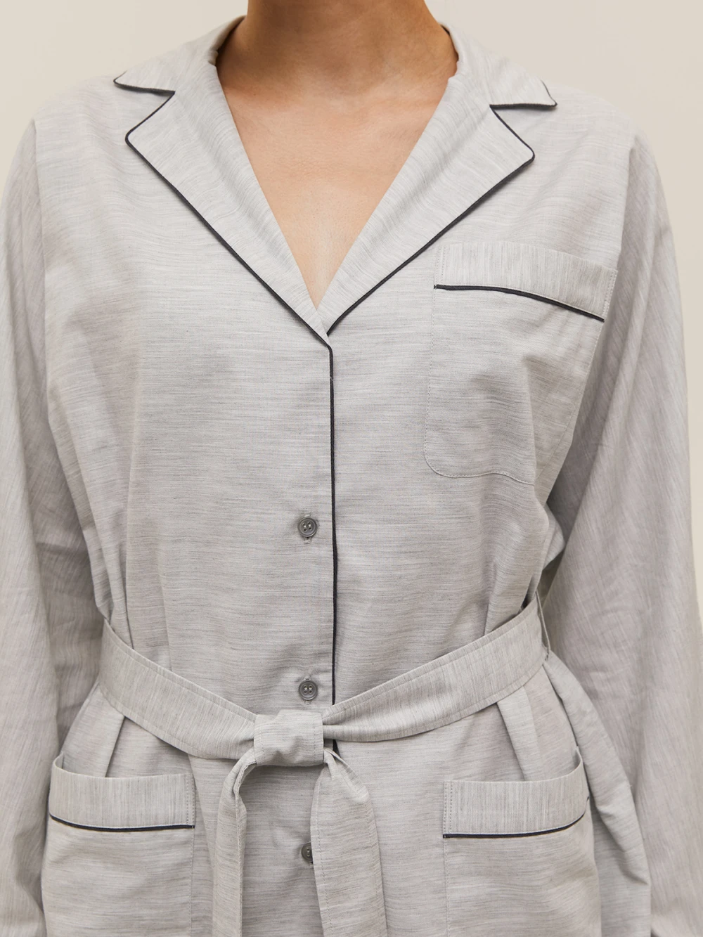 Костюм Aysha (Цвет Серый, Размер S, Состав 100% хлопок)