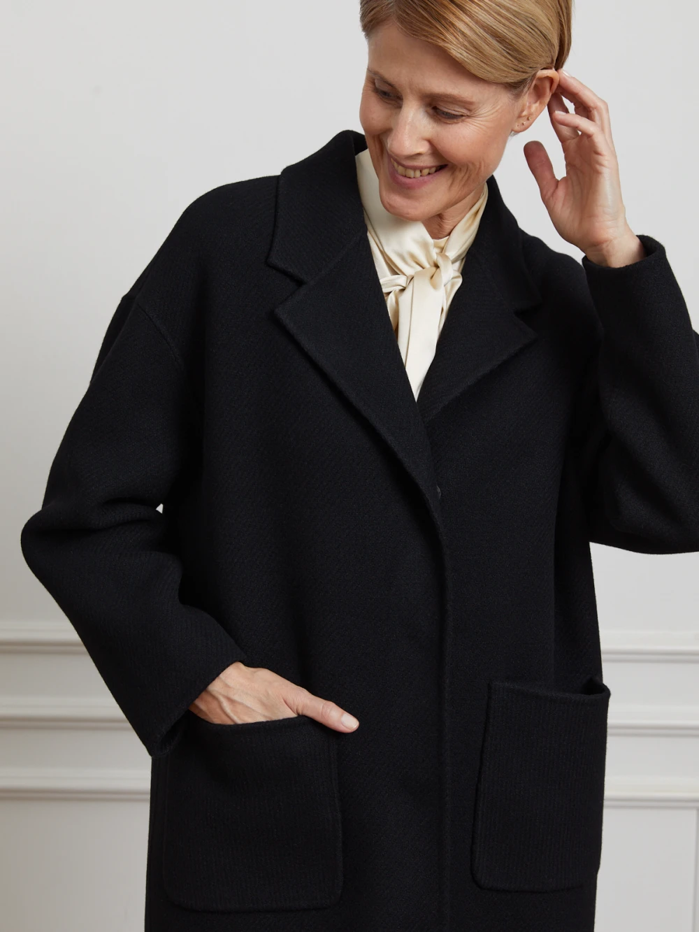 Пальто Lumba (Цвет Чёрный, Размер S, Состав 80% шерсть, 20% акрил)