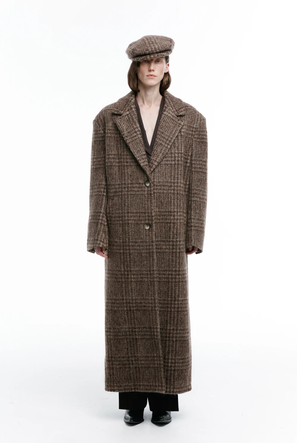 Пальто Forte ( Цвет Коричневая клетка )