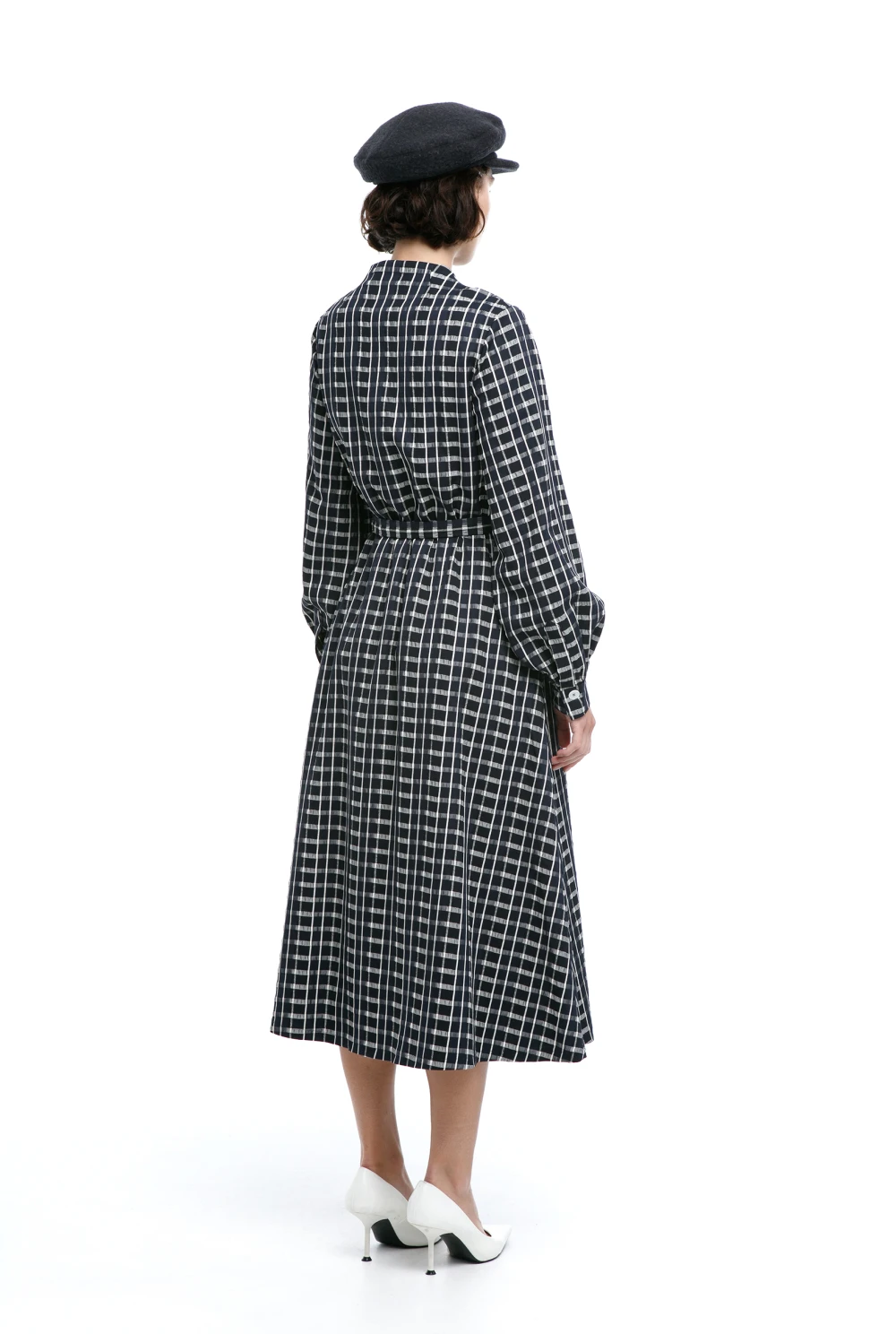 Платье Pioneer (Цвет Синий в клетку, Размер 44/S)