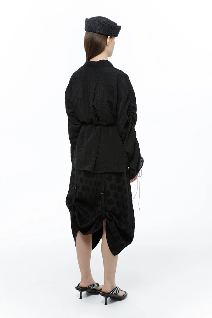 Рубашка Curtains (Цвет Чёрный, Размер 44/S, Состав Хлопок 3% , 96% Вискоза , 1% Полиамид)