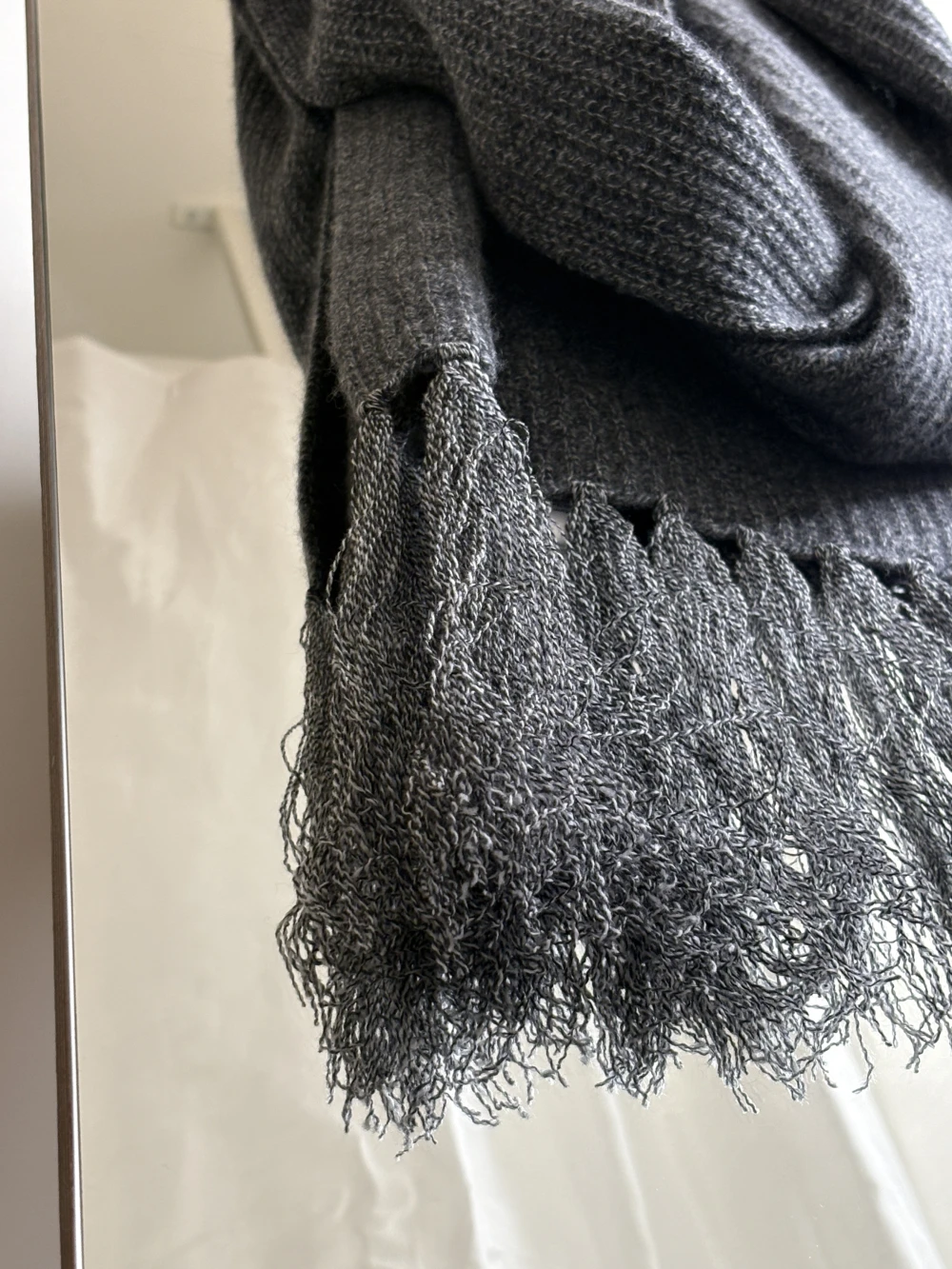 Шарф Echarpe ( Цвет Серый меланж )