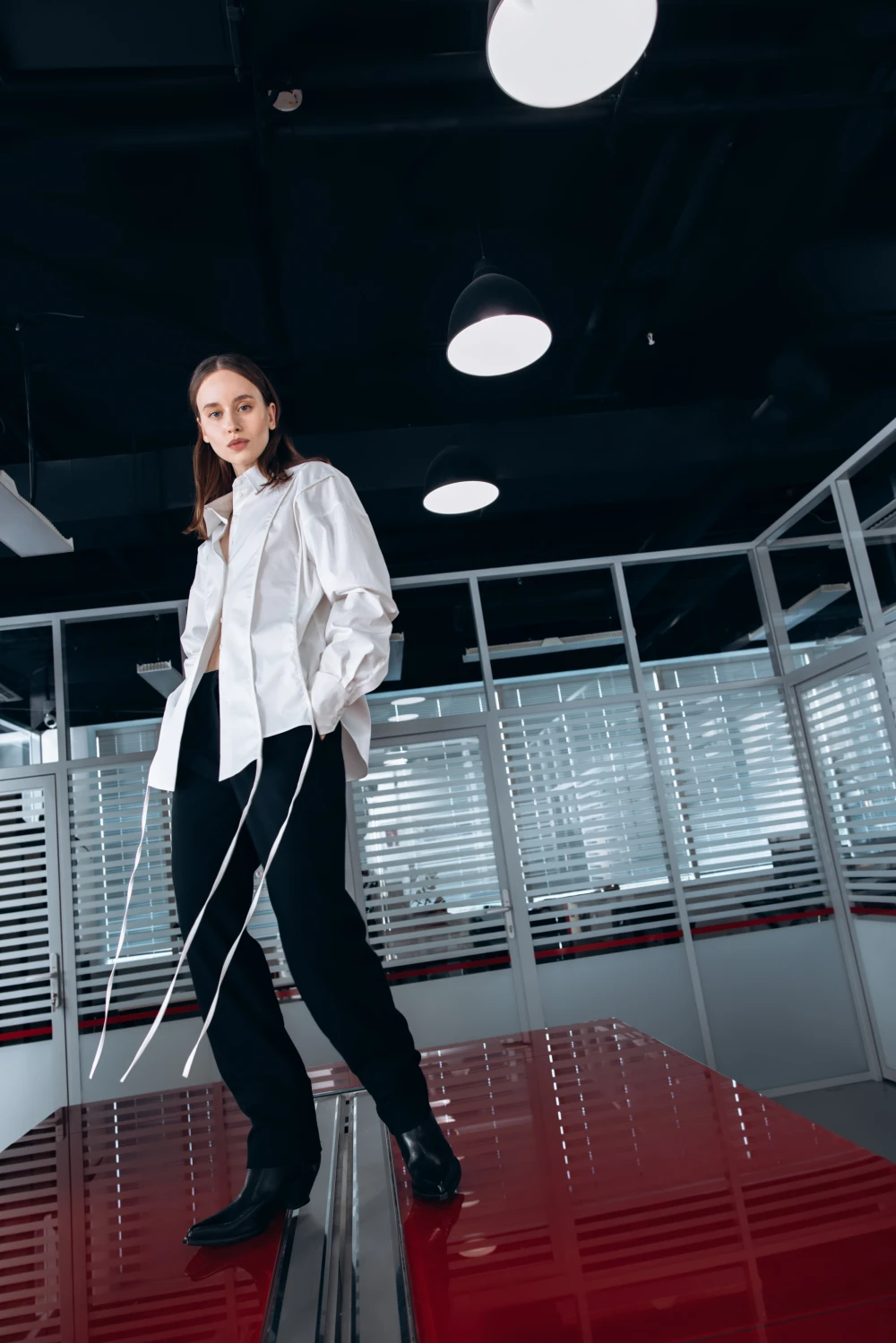 Брюки Cigarette break ( Цвет Чёрный )