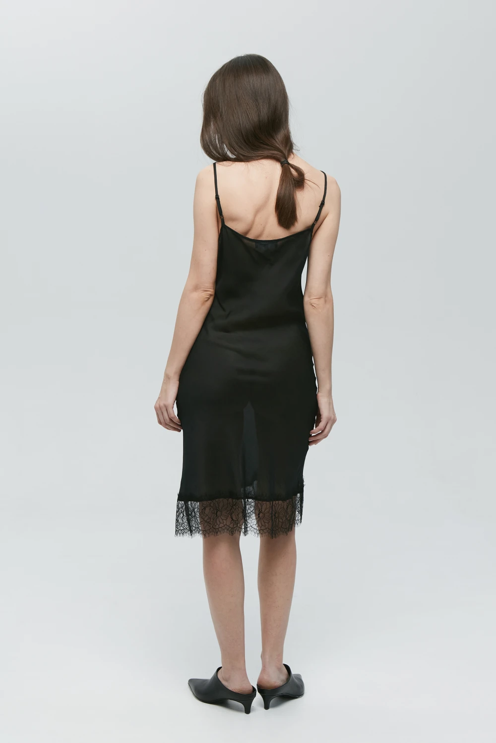 Платье Under (Цвет Чёрный, Размер 44/S, Состав 70% хлопок, 30% шёлк)