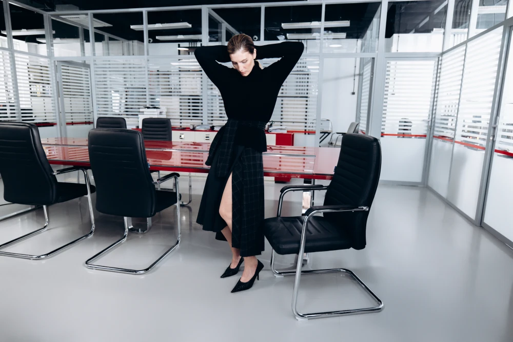 Юбка B2B ( Цвет Тёмно-синий в клетку  )