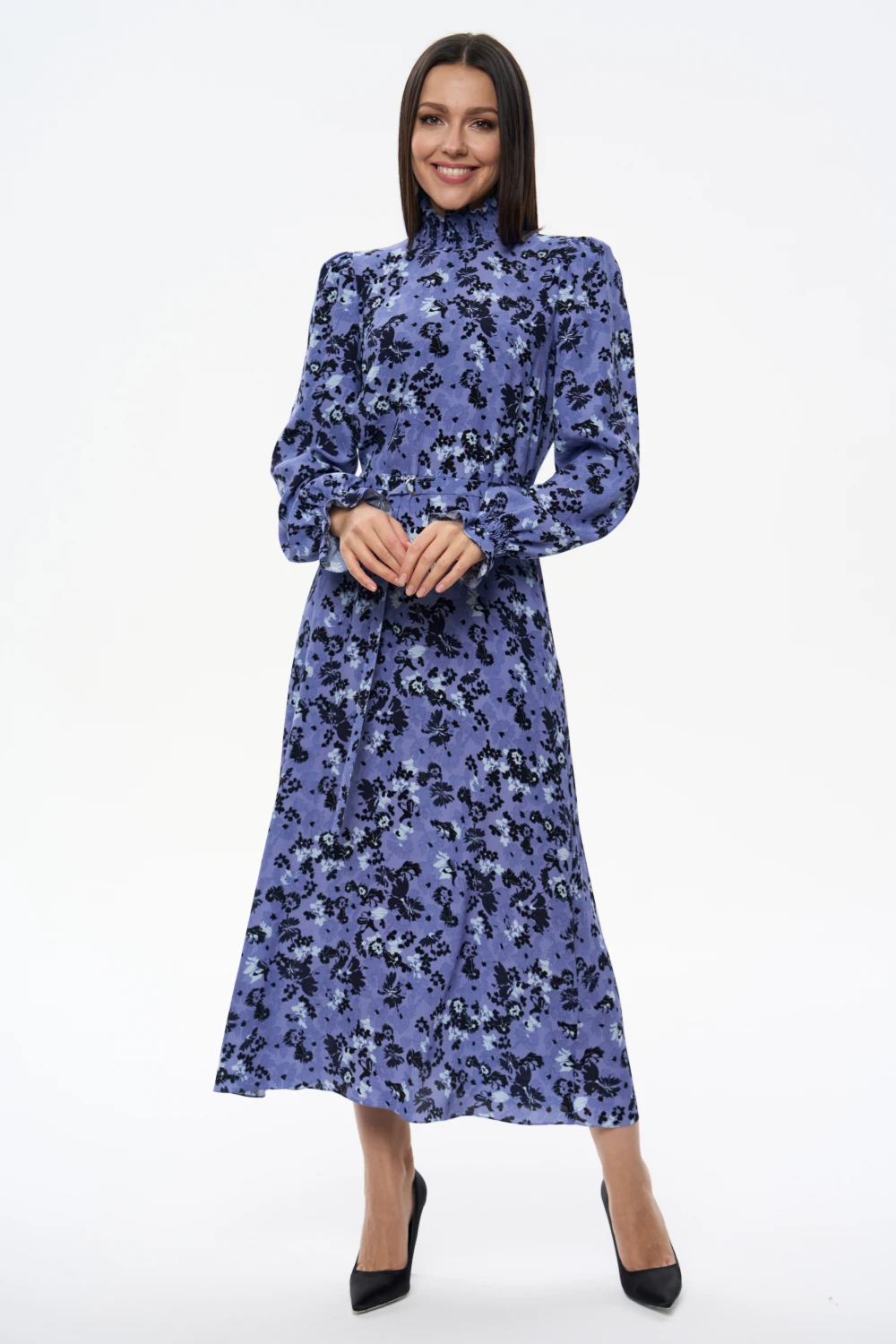 Платье Res (Цвет Цветочный принт, Размер 44/S, Состав 100% вискоза )