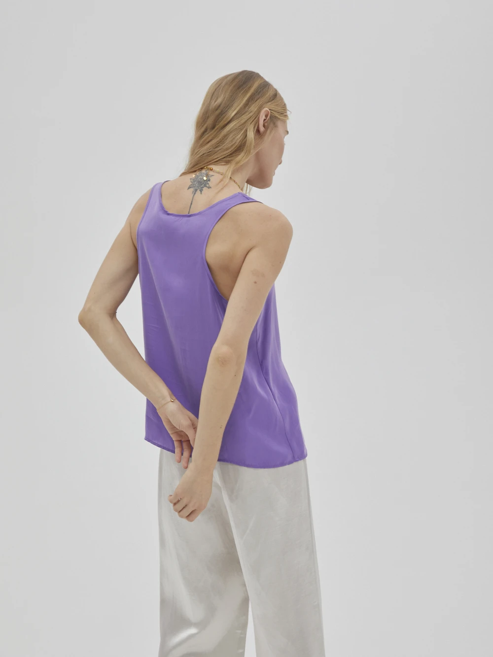 Топ Ruza (Цвет Фиолетовый, Размер S, Состав 65% купро, 35% вискоза)