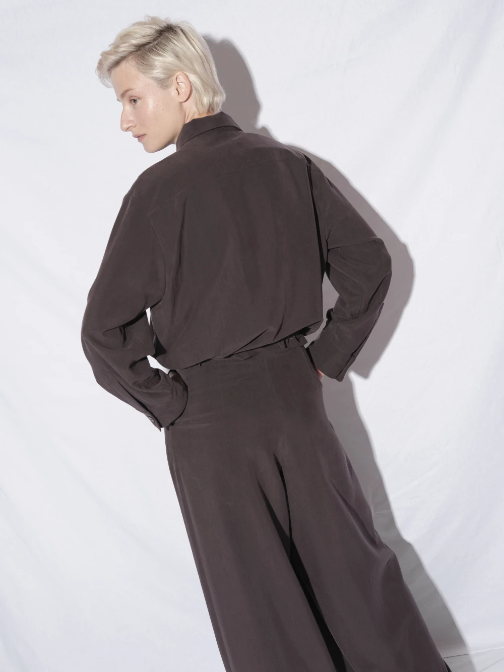 Костюм Luna (Цвет Бордовый, Размер S, Состав 100% шёлк)