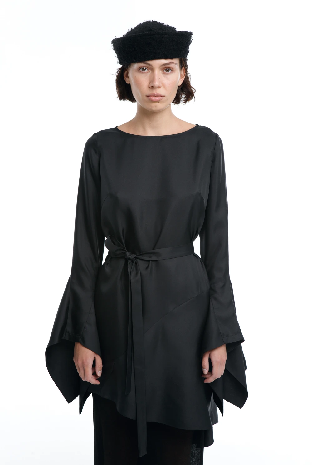 Платье Concession (Цвет Чёрный, Размер 44/S, Состав 100% шёлк)