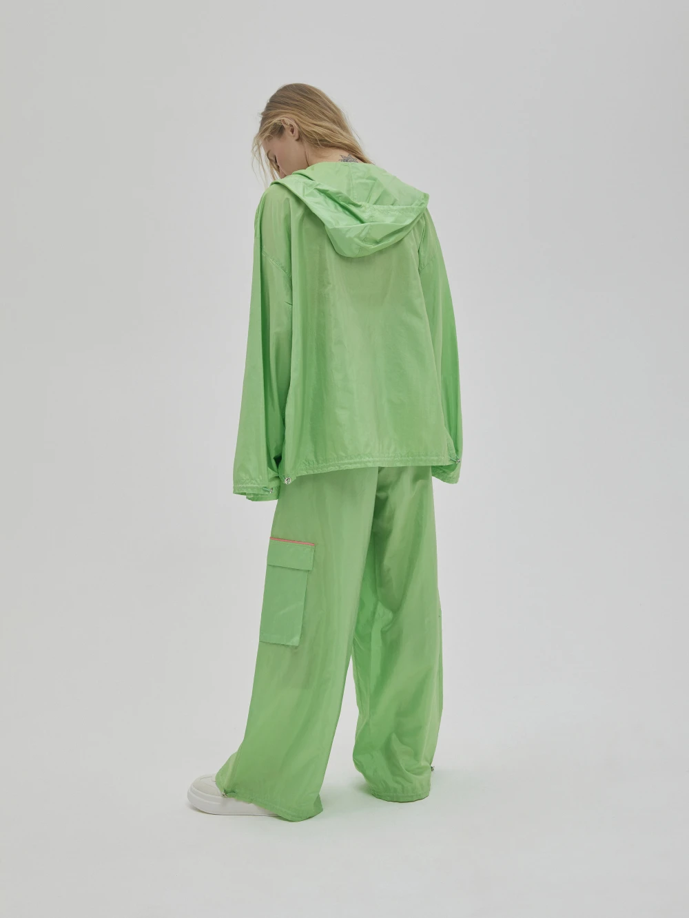 Брюки Richi (Цвет Салатовый, Размер L, Состав 100% шёлк)