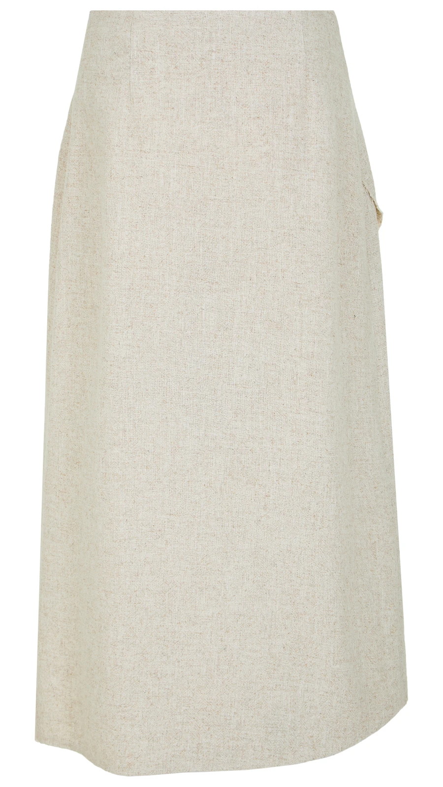 Юбка Agosto (Цвет Натуральный, Размер 48/L, Состав 70% вискоза, 30% лён)