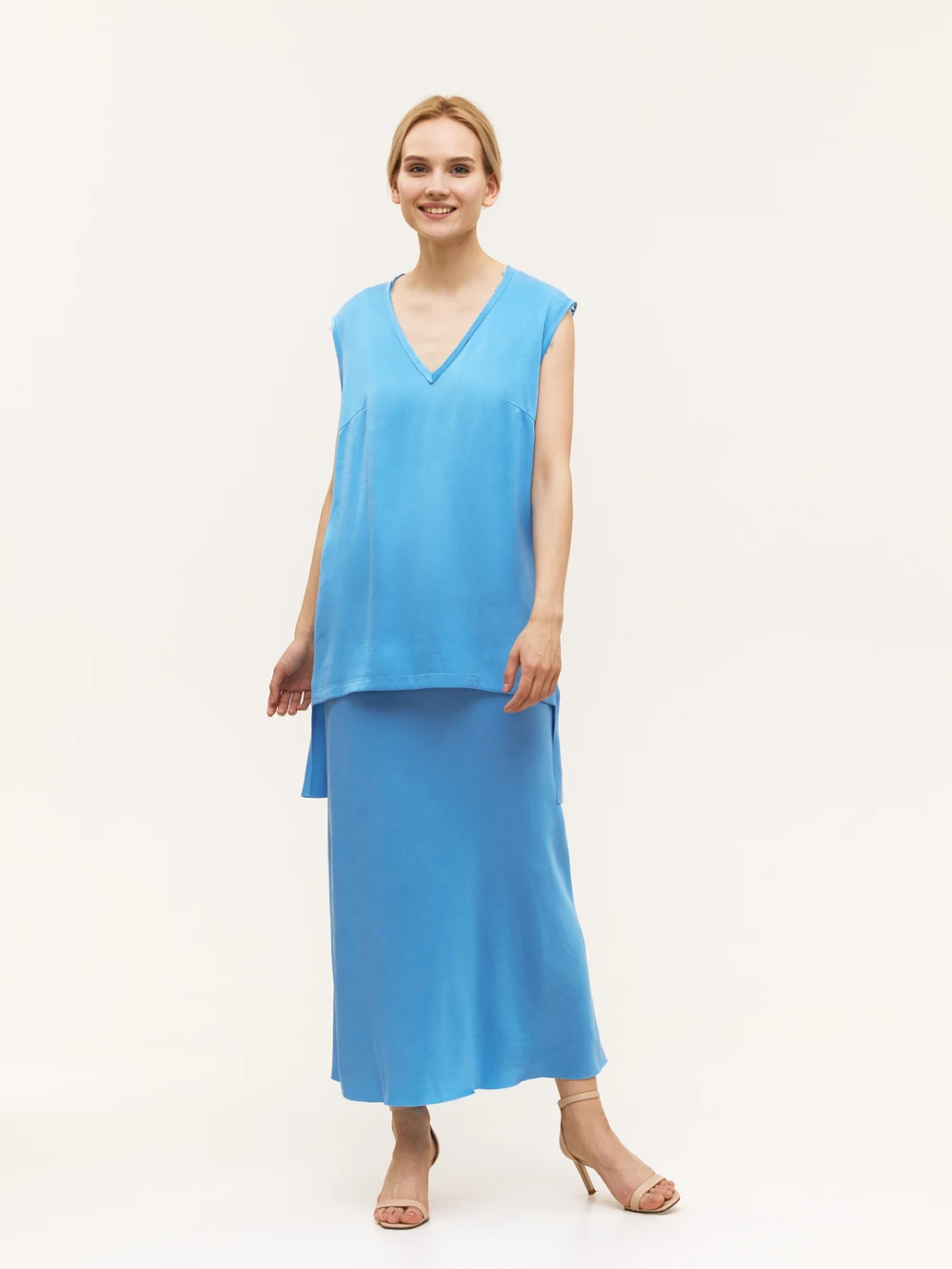 Костюм Vendella (Цвет Голубой, Размер S, Состав 55% купро, 45% вискоза)